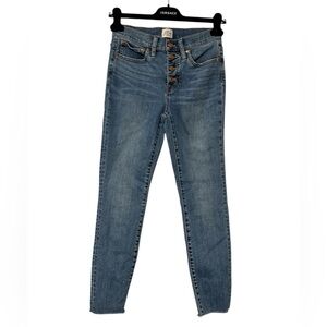 J. CREW 9" high-rise toothpick jean